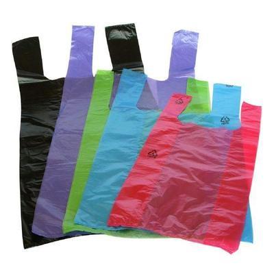 Mikroténové tašky různobarevné, transparentní
