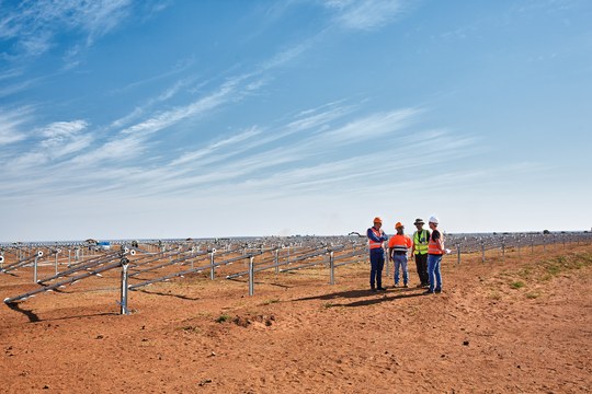 Solární projekt v jižní Africe realizovaný společností LAPP
