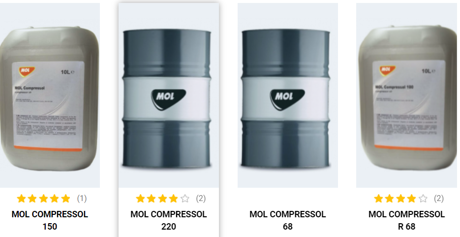 Kompresorové oleje v internetovém obchodě
