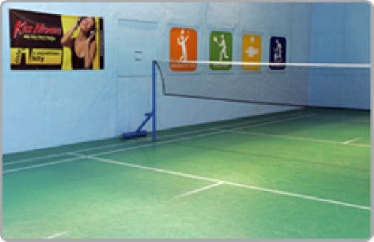 Badmintonové dvorce sportovního centra SBA v Ostravě
