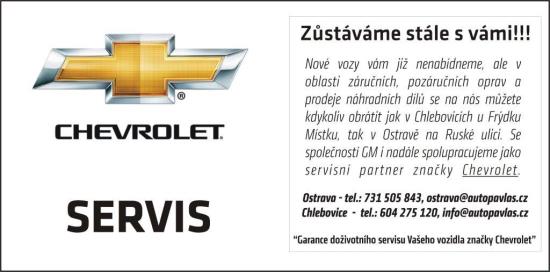 Autorizovaný servis vozů Chevrolet