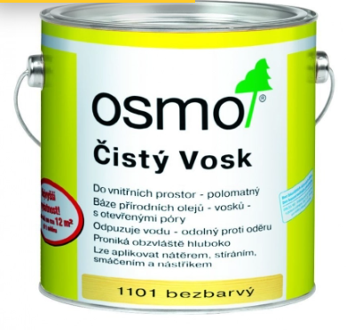 Čistý vosk OSMO pro ochranu dřevěných povrchů