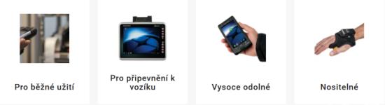 Mobilní terminály pro použití v různých oblastech