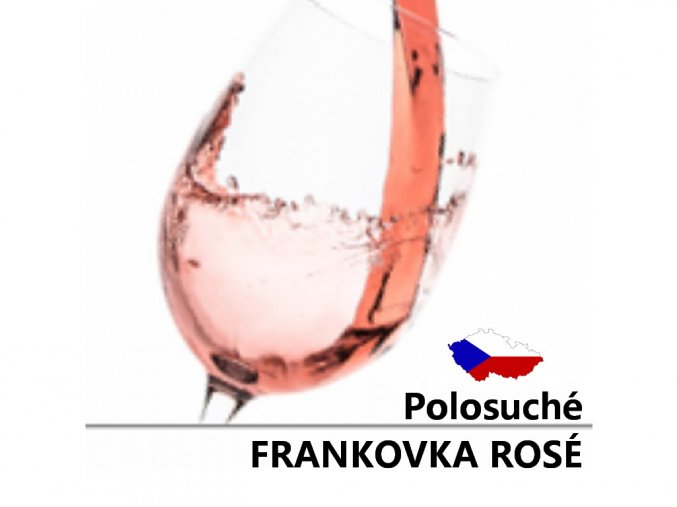 Stáčené růžové víno Frankovka rosé