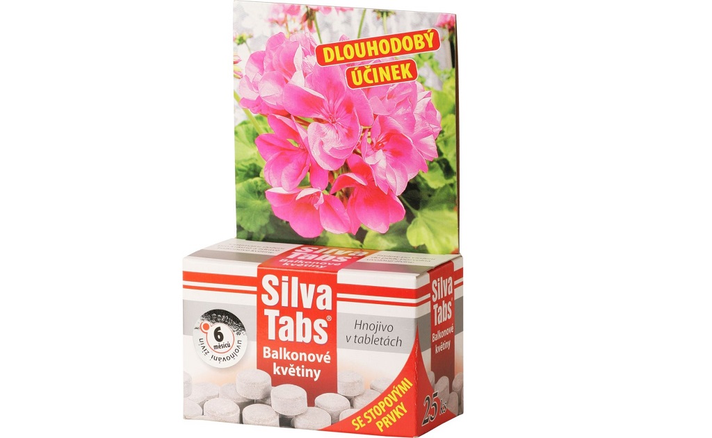 Tabletové hnojivo pro balkonové květiny