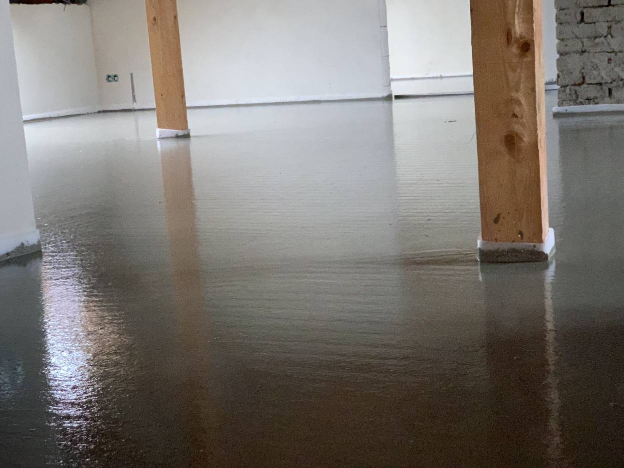 Pěnobetonové lité podlahy Ditalex Olomoucko, Přerovsko
