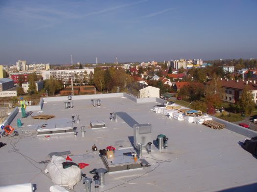 Izolace plochých střech kvalitními PVC fóliemi