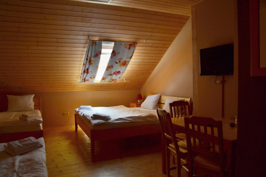 Ubytování ve dvou až pětilůžkových pokojích