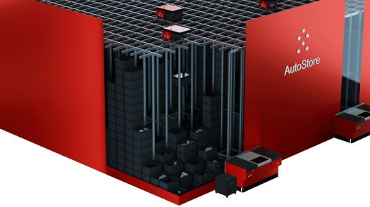 Vysokohustotní skladování pro chystání a distribuci zboží se systémem AutoStore