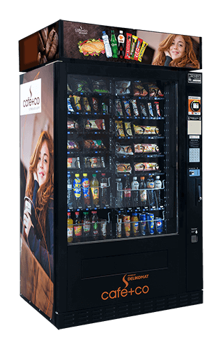 Potravinový automat Damina XL do nádražních hal