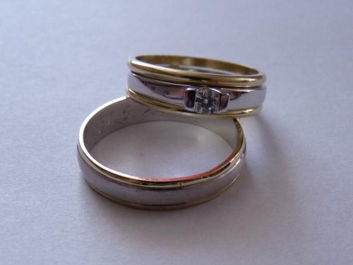 Zlaté snubní prsteny se zirkonem, Zlatnictví Ivančice u Brna