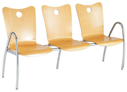 Židle a lavice do čekáren pro pacienty od firmy Enprag s.r.o.