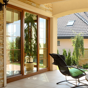 Balkonové, terasové hliníkové dveře pro rodinné domy od výrobce OKNOPLAST