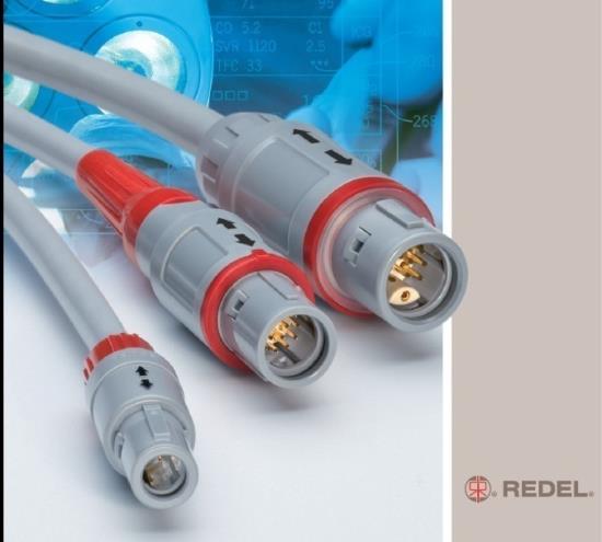 Plastové kruhové konektory Redel od výrobce LEMO dodává Mechatronic spol. s r.o. Praha
