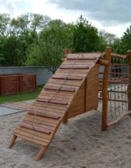 Dřevěné herní prvky na zahrady MŠ, dětská hřiště, relaxační zóny