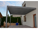 Bioklimatická funkce pergoly ARTOSI – stínění i větrání v různých částech střechy