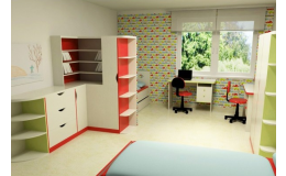 Barevný nábytek do dětského pokoje