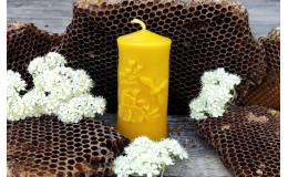 Výběr čajových svíček z pravého včelího vosku