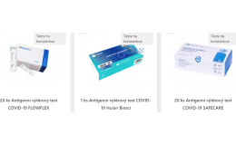 Prodej antigenních testů COVID 19 v e-shopu