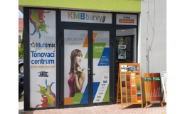 Prodejna firmy KMB barvy, s.r.o. v Havířově