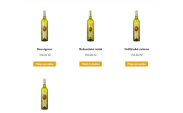 Prodej kvalitních bílých vín v kolekci De Luxe Collection