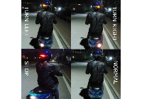 LED světlo na motocyklovou helmu, Čína