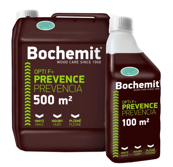 Přípravky značky BOCHEMIT ochrání dřevo proti dřevokazným houbám, hmyzu a plísním