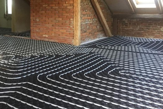 Betonové podlahy ideální pro podlahové vytápění