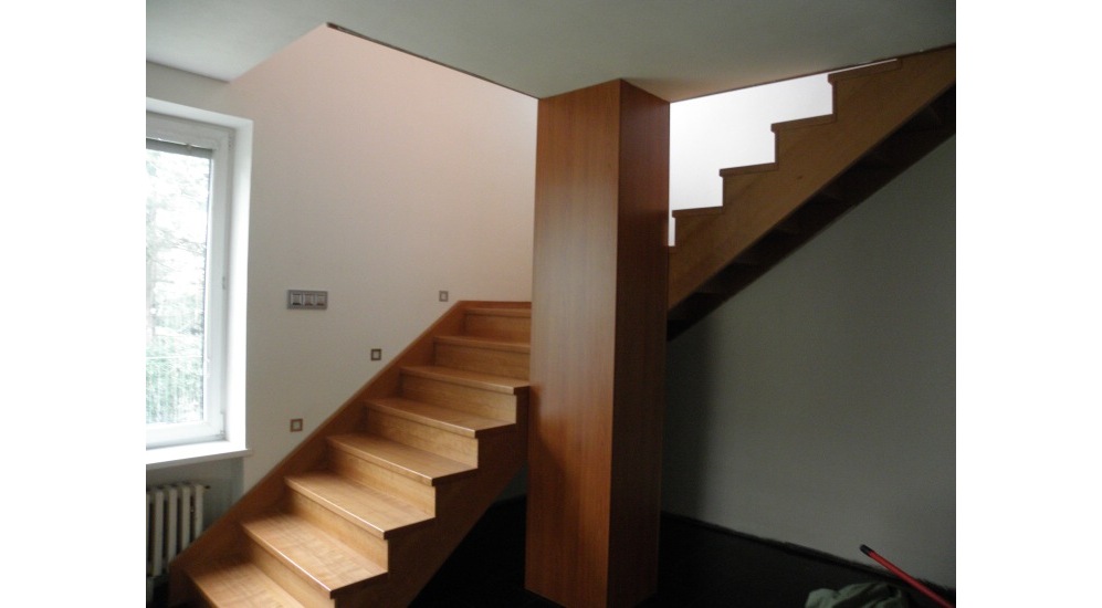Realizace dřevěného schodiště