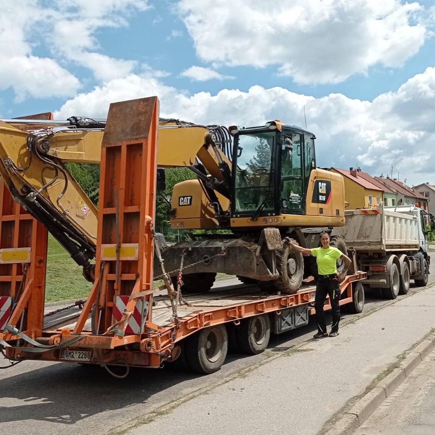 Bezpečná a rychlá přeprava strojů na stavbu Brno, Ivančice