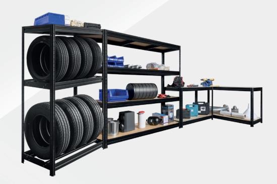 Špičkové řešení pro skladování pneumatik s HEAVY PNEU regály