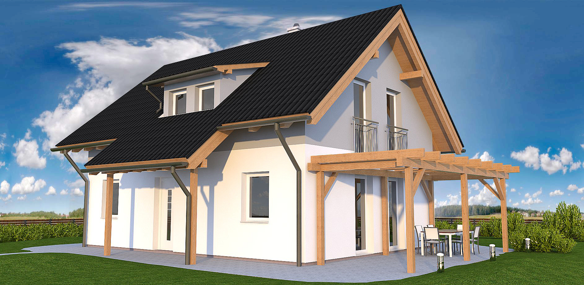 Postavíme tradiční nebo moderní dům podle přání zákazníka.
