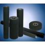 Rubberizing of rollers, wheels and pulleys with higher lifetime