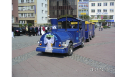 Jízda vláčkem pro svatebčany, Olomouc, Luhačovice, Hodonín