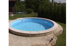 Keramické, plastové i fóliové vložkované bazény různých tvarů nabízí A&M Borovnička.