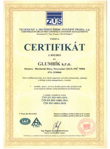 Certifikát IMS