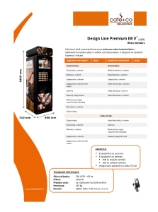 DELIKOMAT Design Line Premium Klasik E8 Vplus VER