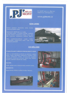 Katalog P.J. - MONT, spol. s r.o.